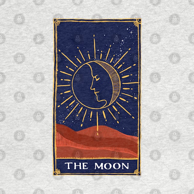 Moon Tarot Card by aterkaderk